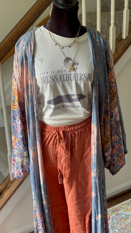 Life is Not a Dress Rehearshal Tee Accentuate the Positive