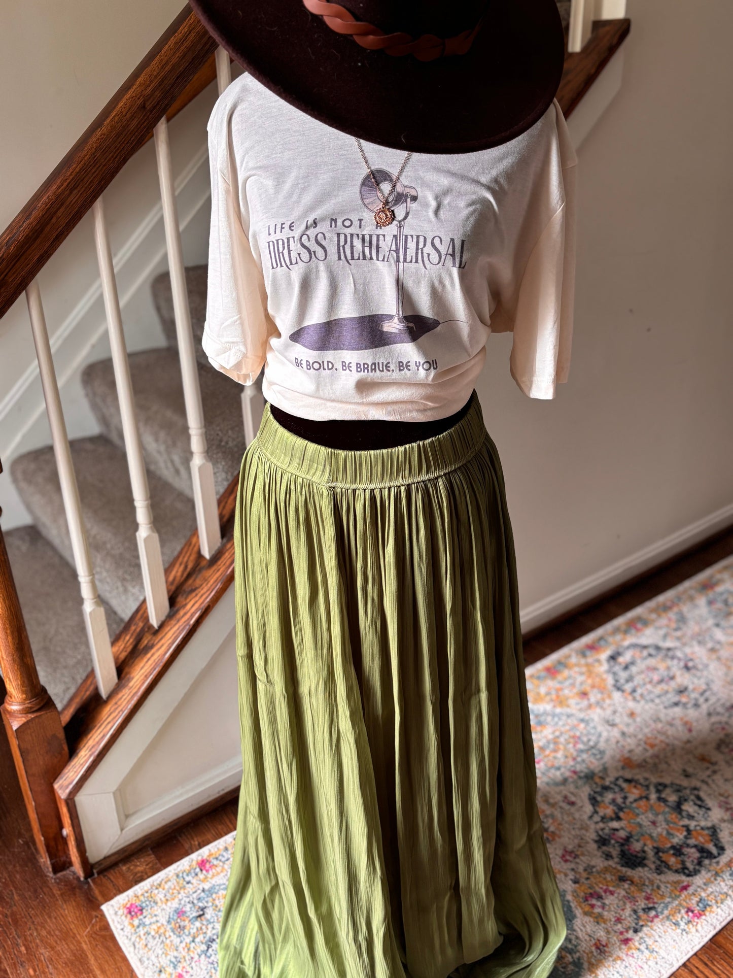 Life is Not a Dress Rehearshal Tee Accentuate the Positive