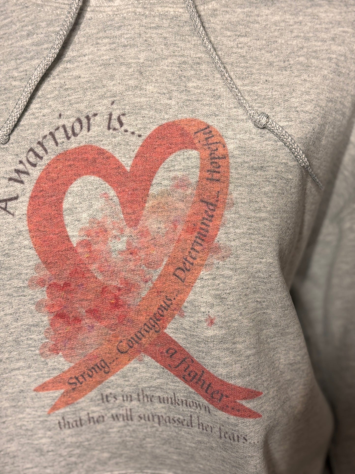 Warrior's Heart Hoodie Accentuate the Positive