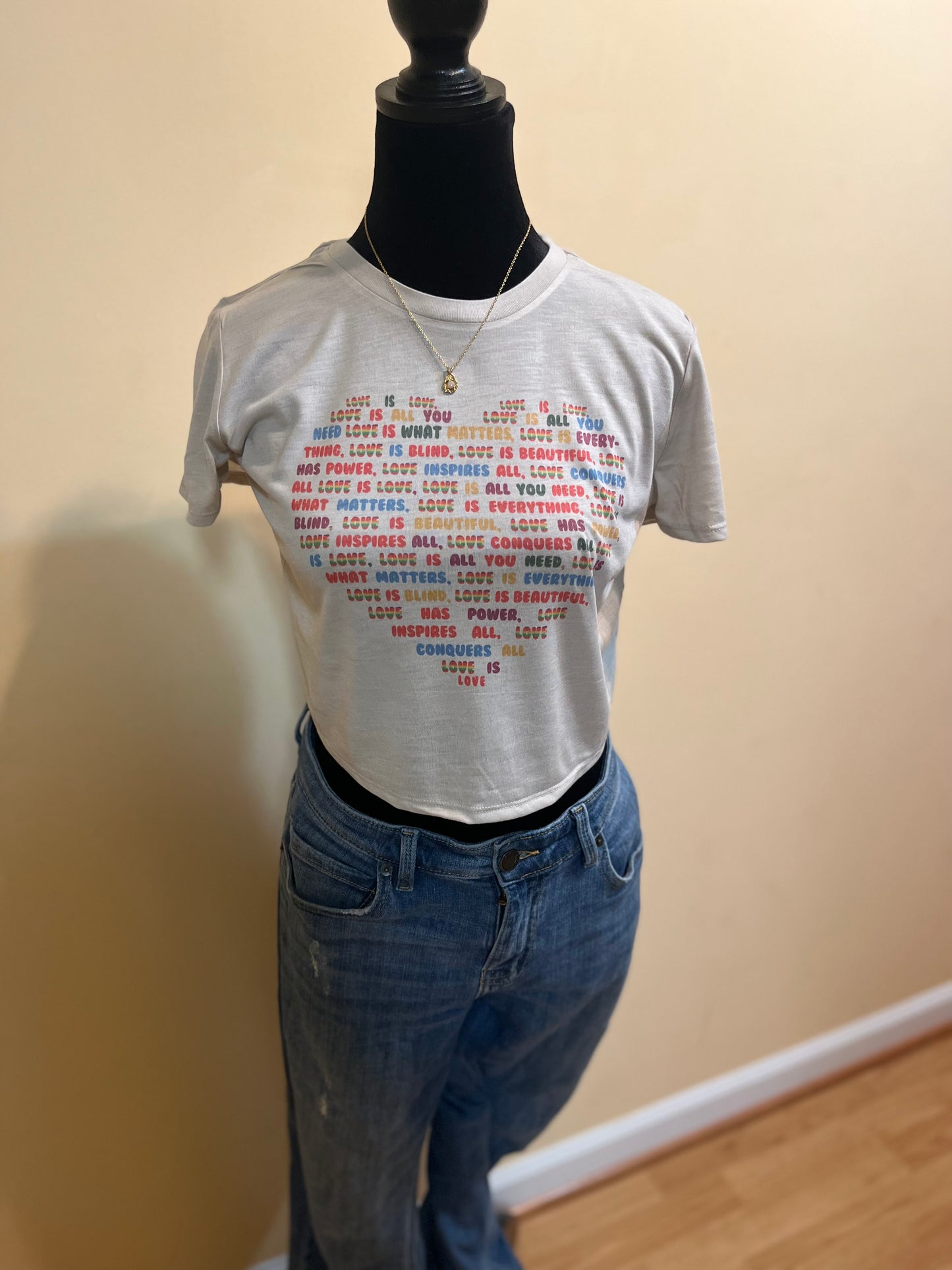 Love Is Flowy Crop Top