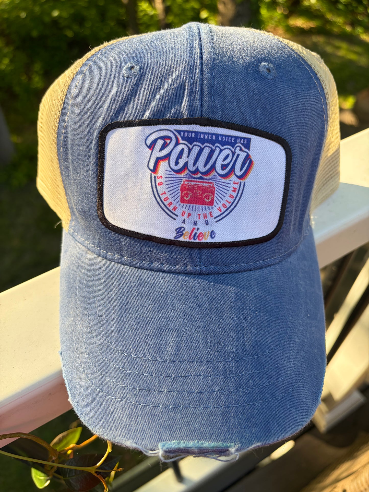 Your Inner Voice Has Power Baseball Hat – Inspirational Women’s Positive Message Cap