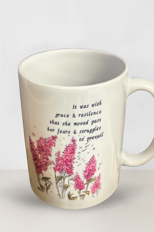 Grace & Resilience Inspirational Ceramic Mug