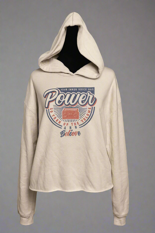 Your Innervoice Has Power Cropped Hoodie