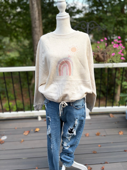 Progress Over Perfection Women's Inspirational Sweatshirt