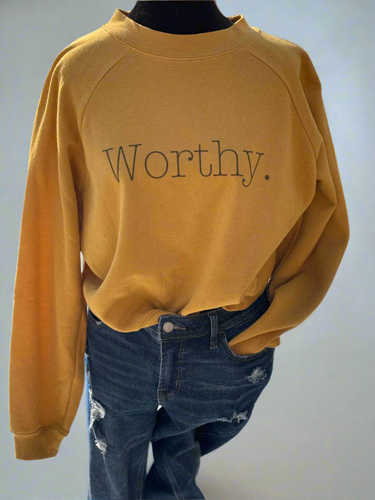 Worthy Cropped Sweatshirt