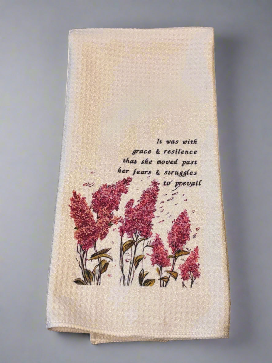 Grace Resilience Dishtowel Accentuate the Positive
