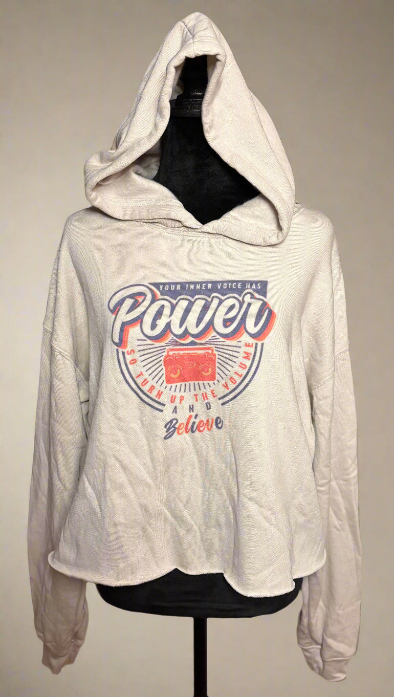 Your Innervoice Has Power Cropped Hoodie