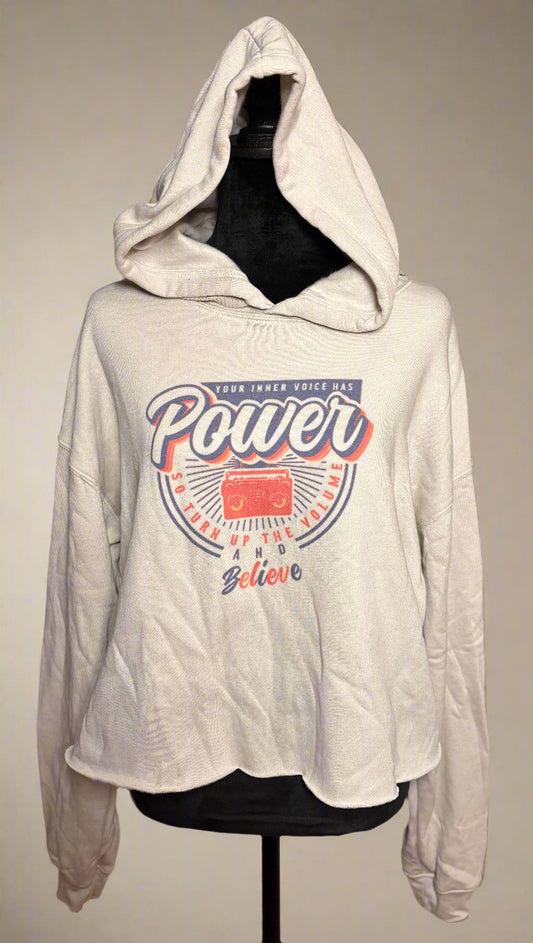 Your Innervoice Has Power Cropped Hoodie