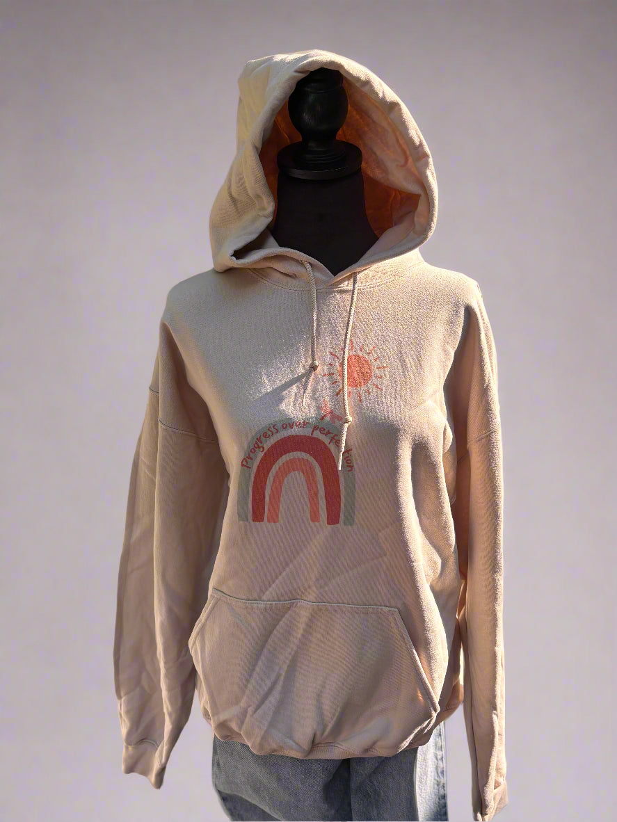 Progress Over Perfection Hoodie Accentuate the Positive