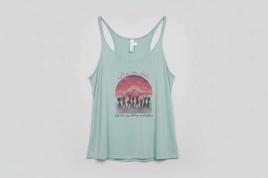 Lift As You Climb Tank Top – Inspirational Women’s Motivational Graphic Tank